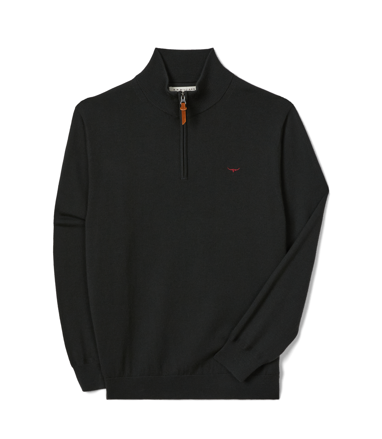 Ernest merino 1/4 zip knit