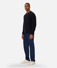 Load image into Gallery viewer, The New England Polo Knit Navy- Industrie