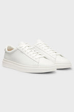 Load image into Gallery viewer, Kieran Gold Logo Sneakers- White