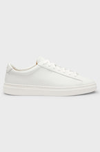 Load image into Gallery viewer, Kieran Gold Logo Sneakers- White