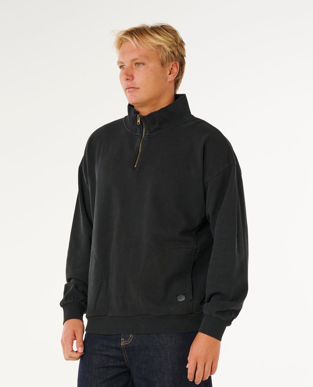 Premium Surf Quarter Zip Crew