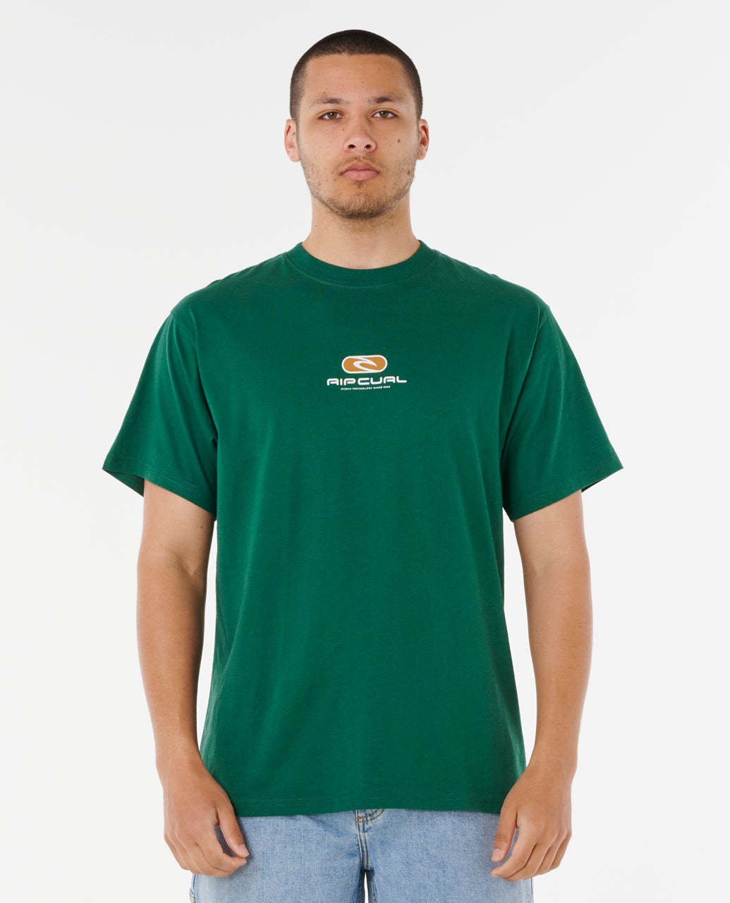 Pill Icon Tee- Mountain Green