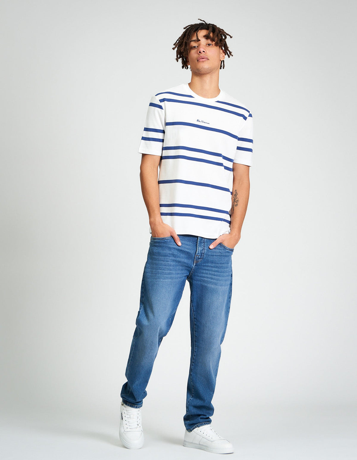Pique Stripe Tee
