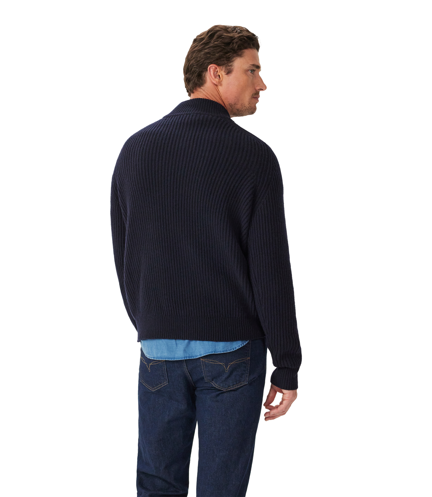 Higgins Merino 1/4 zip knit