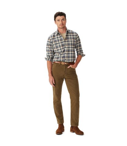 Orion brushed check shirt