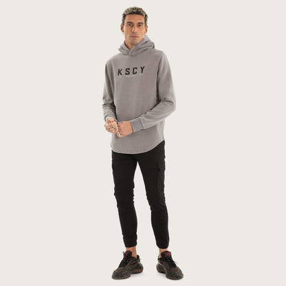 Wander Dual Curved Hoodie Pigment Frost Grey - KSCY