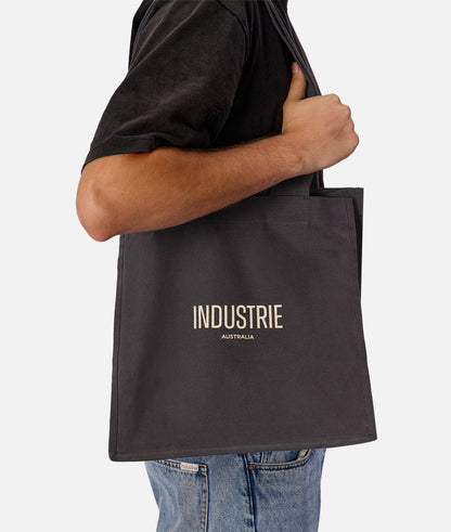 The Small Canvas Tote - Coal