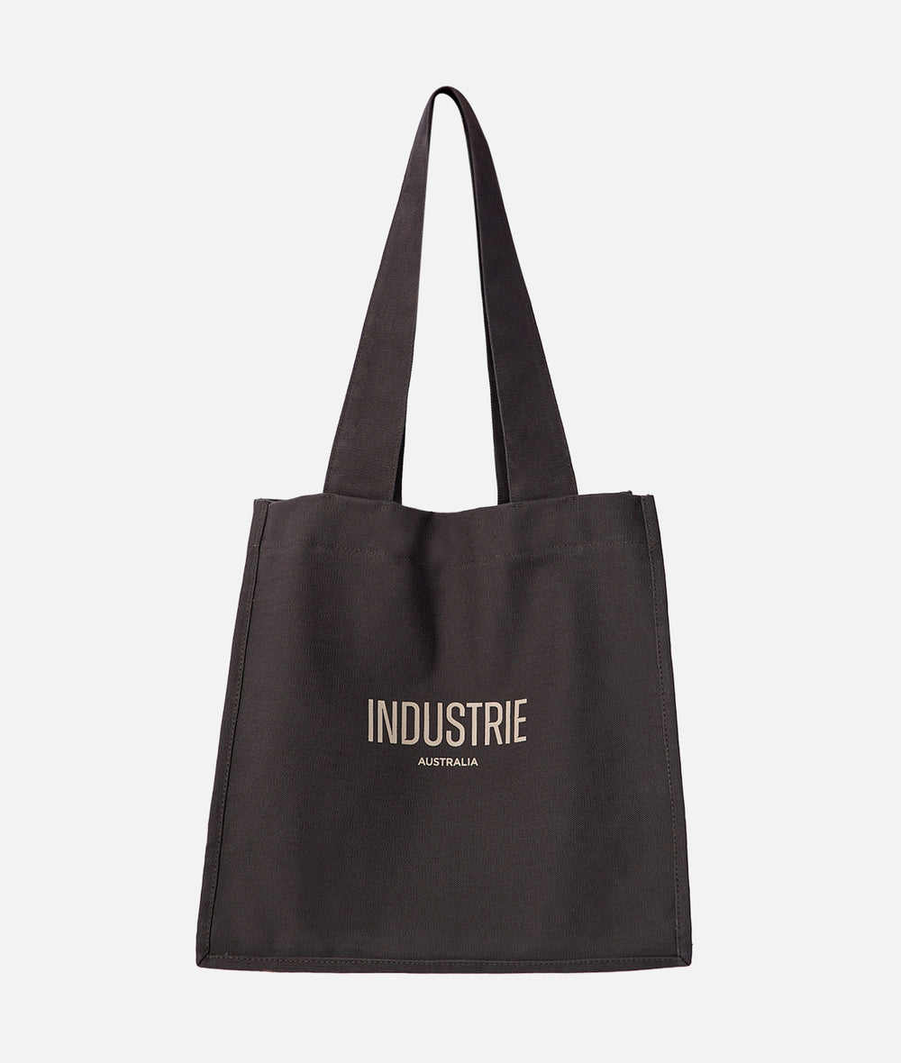 The Small Canvas Tote - Coal