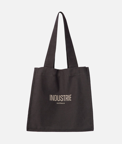 The Small Canvas Tote - Coal