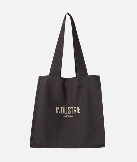 The Small Canvas Tote - Coal