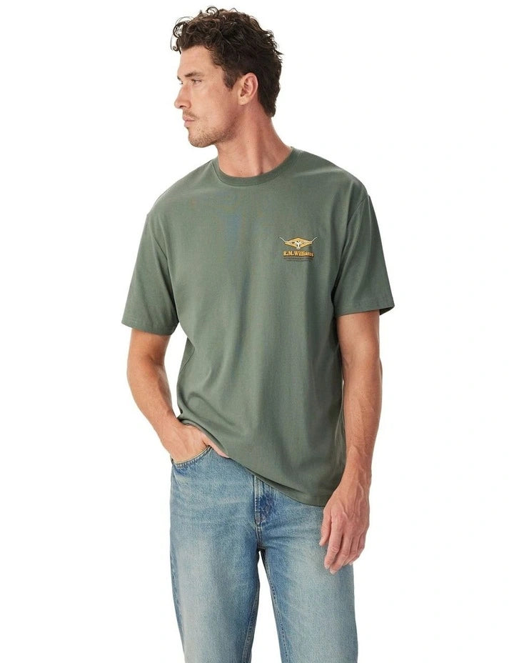 Percy T-shirt in Spruce Green
