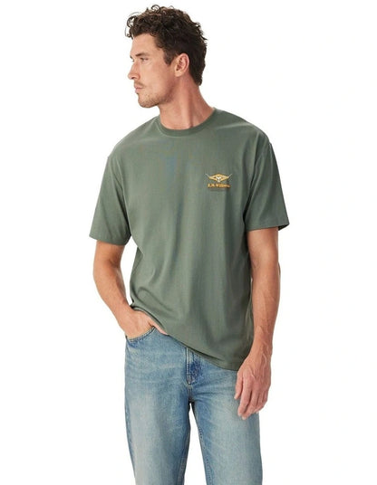 Percy T-shirt in Spruce Green