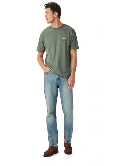 Percy T-shirt in Spruce Green