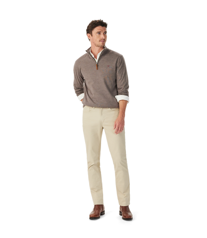 Ernest merino 1/4 zip knit
