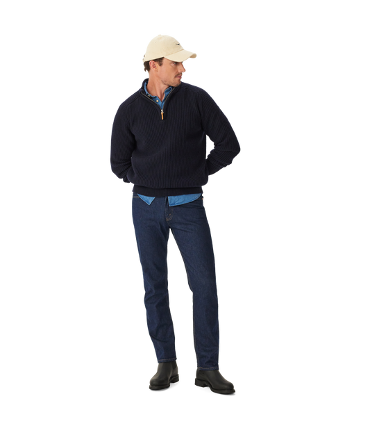 Higgins Merino 1/4 zip knit