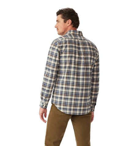 Orion brushed check shirt