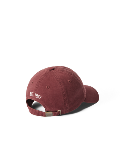 Branded twill cap