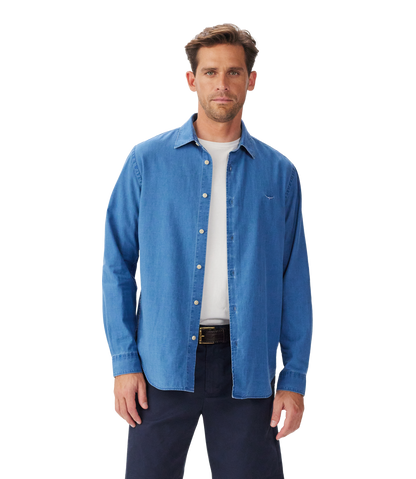 Arno indigo shirt