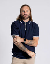 Load image into Gallery viewer, DOUG - ZIP POLO NAVY
