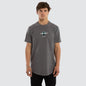 Central Dual Curved Tee Charcoal