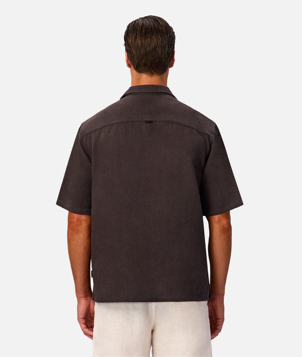 The Marbella Short Sleeve Shirt - Umber