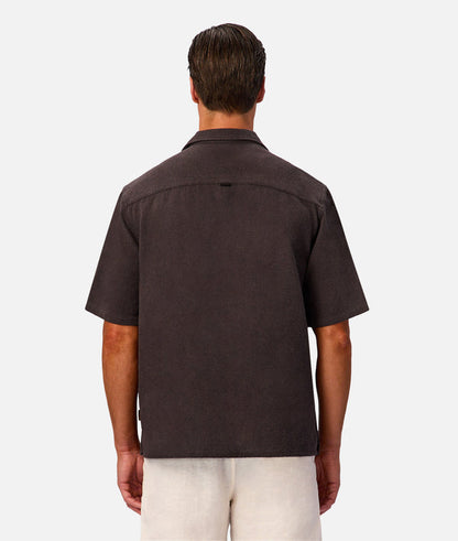 The Marbella Short Sleeve Shirt - Umber