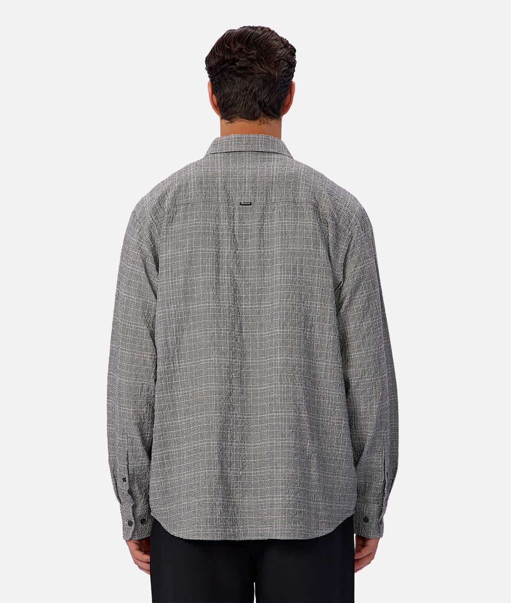 The Cooper Long Sleeve Shirt - Black White