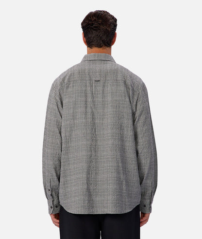 The Cooper Long Sleeve Shirt - Black White