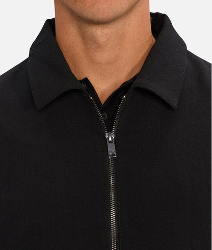 LUSSO LIGHT WEIGHT BOMBER JACKET BLACK
