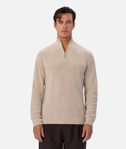 The New England Zip Neck Knit