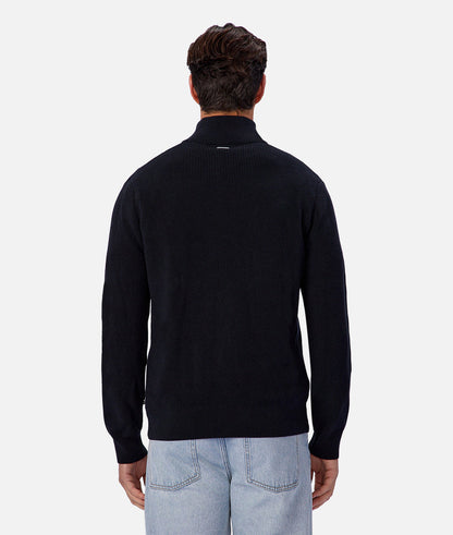 The New England Zip Neck Knit