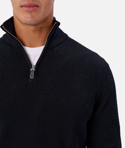 The New England Zip Neck Knit