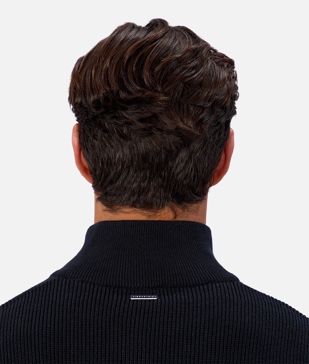 The New England Zip Neck Knit