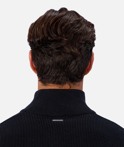 The New England Zip Neck Knit