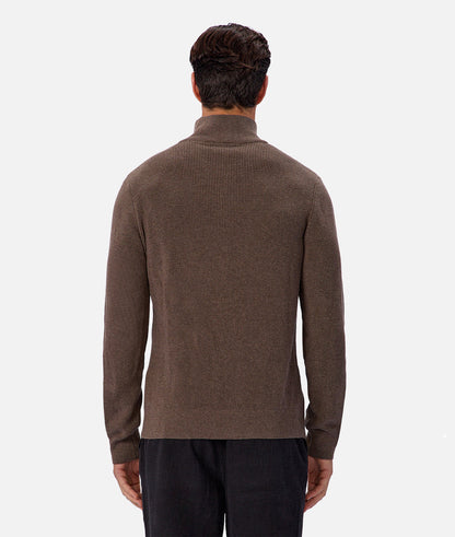 The New England Zip Neck Knit