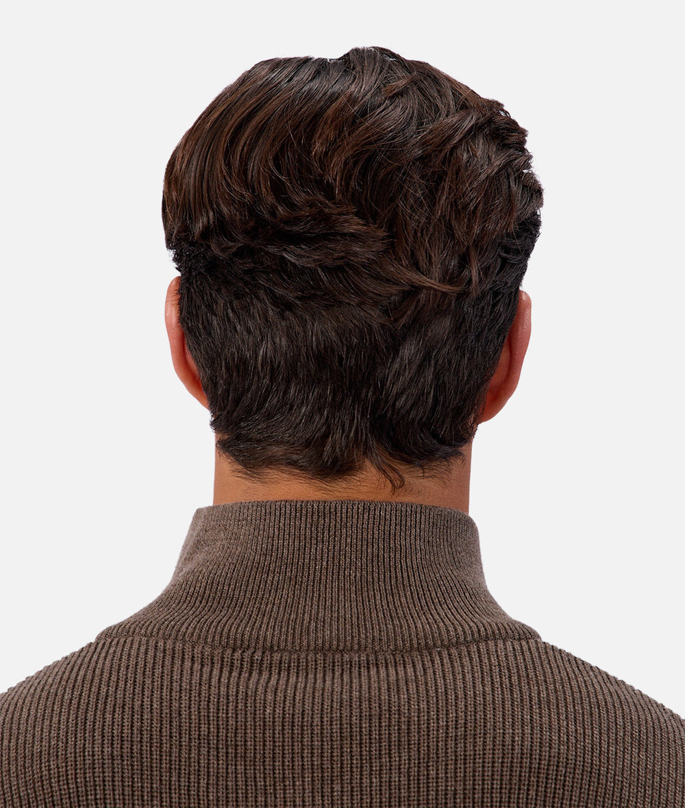 The New England Zip Neck Knit