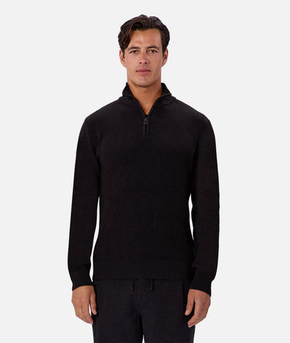 The New England Zip Neck Knit