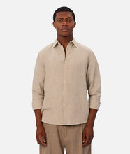 Load image into Gallery viewer, The St Martins Long Sleeve Linen Shirt - Moss
