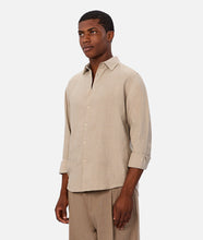 Load image into Gallery viewer, The St Martins Long Sleeve Linen Shirt - Moss
