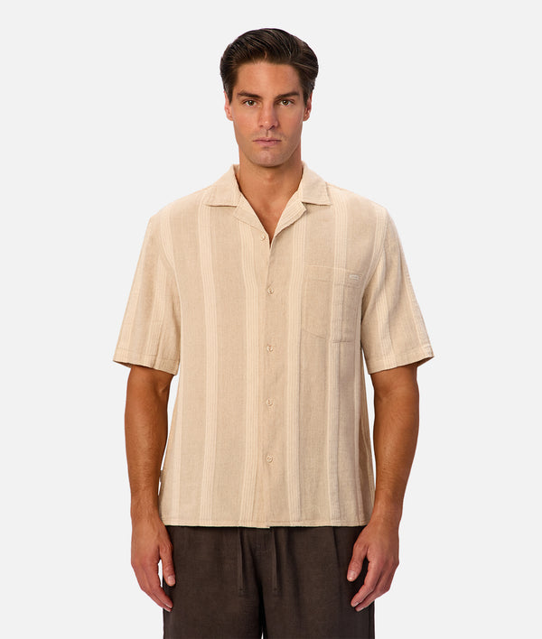 The Ardenza Short Sleeve Shirt - Wheat / Natural