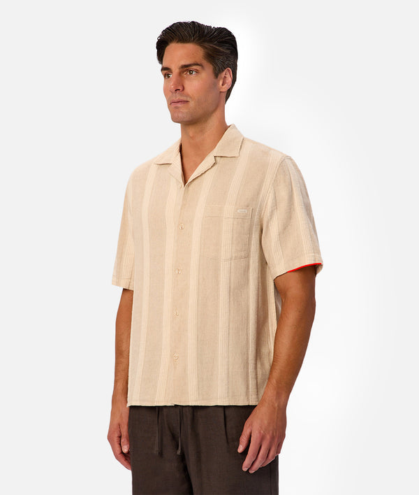The Ardenza Short Sleeve Shirt - Wheat / Natural