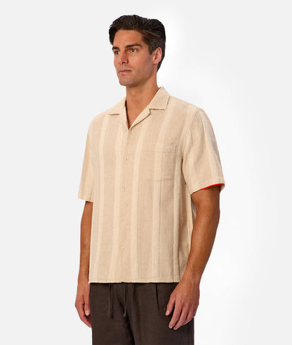 The Ardenza Short Sleeve Shirt - Wheat / Natural