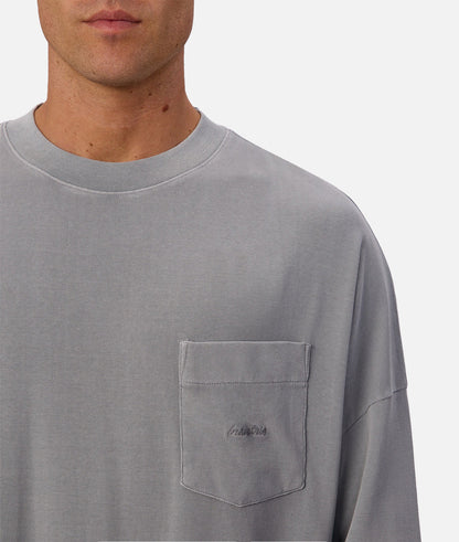 The Boxy Long Sleeve Tee - Quarry