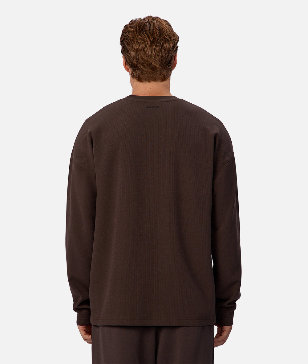 The Ribbed Tech Long Sleeve Tee