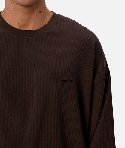The Ribbed Tech Long Sleeve Tee
