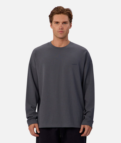 The Ribbed Tech Long Sleeve Tee