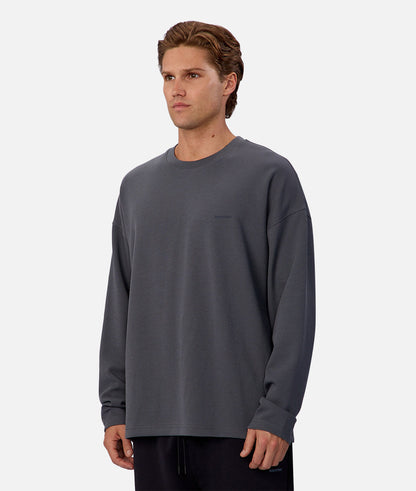 The Ribbed Tech Long Sleeve Tee