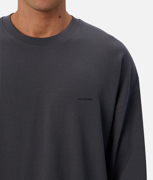 The Ribbed Tech Long Sleeve Tee