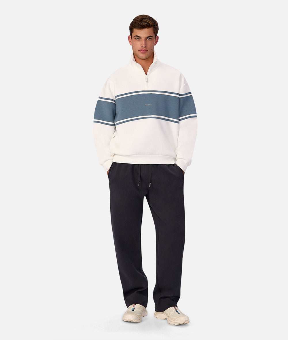 The Tech Southend Track Top - Off White / Adriatic
