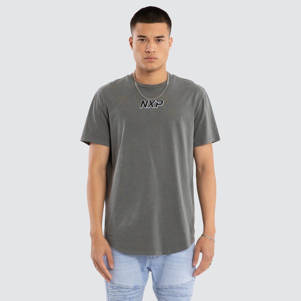 All For One Dual Curved Tee Pigment Steel